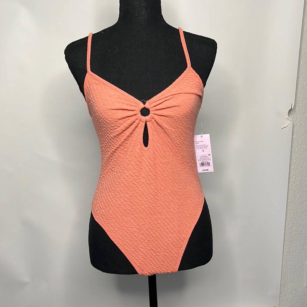 Coral bodysuit